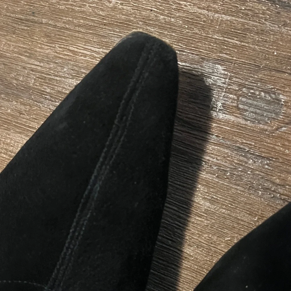 Vintage 90’s Stewart Weitzman Black Knee-High Suede Boots - Women